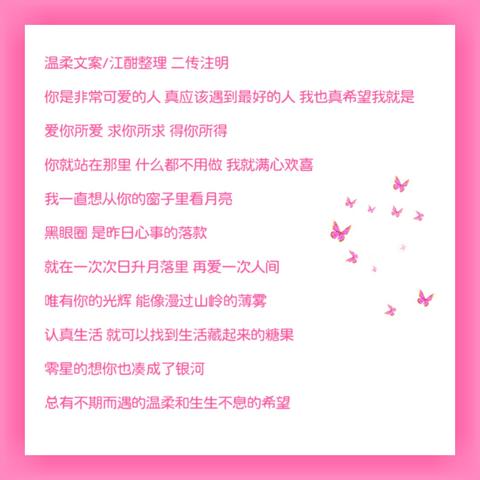 简短句子文案温柔治愈（浪漫高级小众惊艳干净的好句）