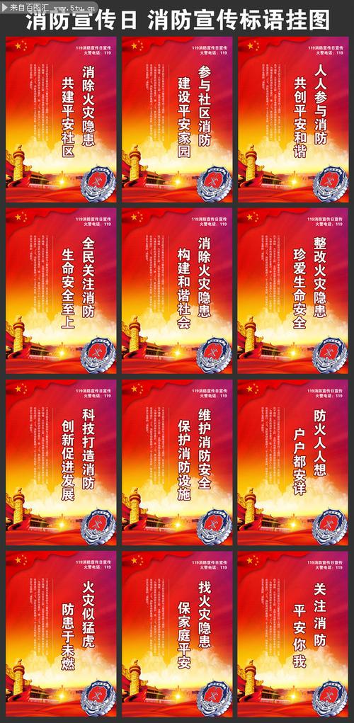 关注消防安全，保护生命财产；火灾防控，从我做起。
