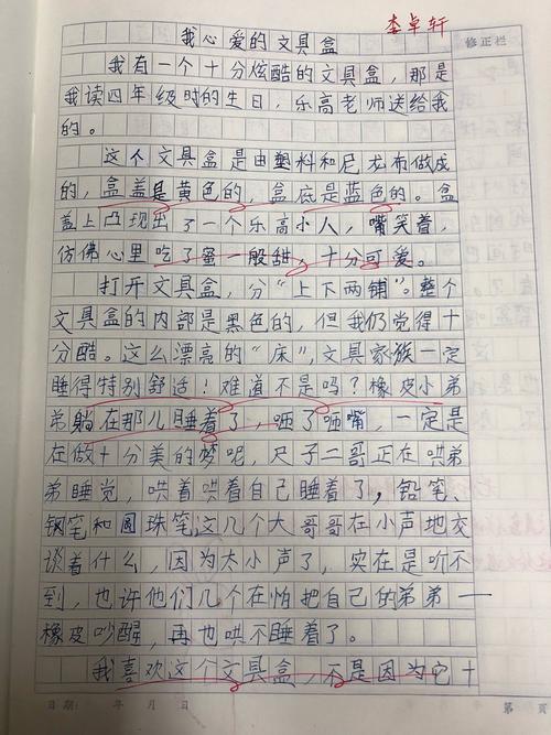 一篇关于自己的心爱之物的作文500字（《自我成长之路——我的小红钥匙
》）