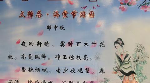 带有海棠的诗句有哪些（里有海棠的古诗赠言）