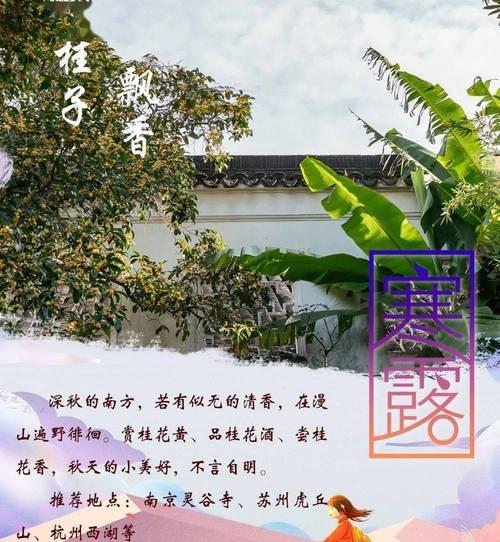 描写寒露时节景色诗句的（寒露落尽，秋风起舞）