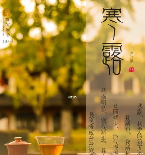 寒露节气发朋友圈经典说说（寒露时节美好句子大赏）