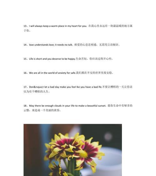 用英文翻译的好句子（BeyondWords）
