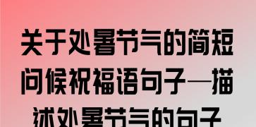 处暑的句子有哪些（《夏至未至》——闵恩泽）