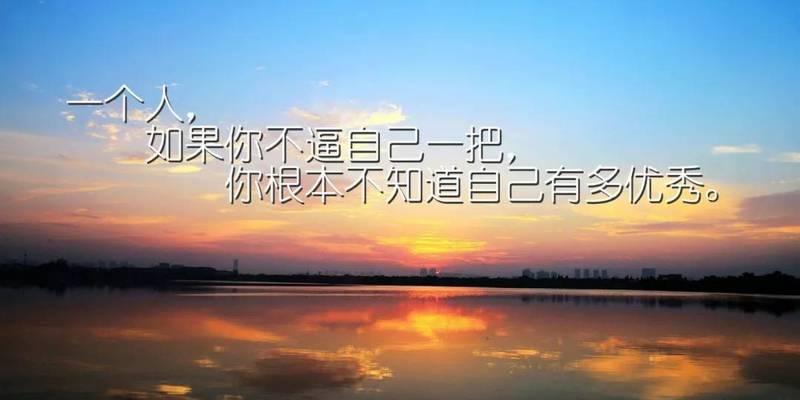 有关鼓励学生的励志唯美短句的句子英语（破茧成蝶，飞向梦想）