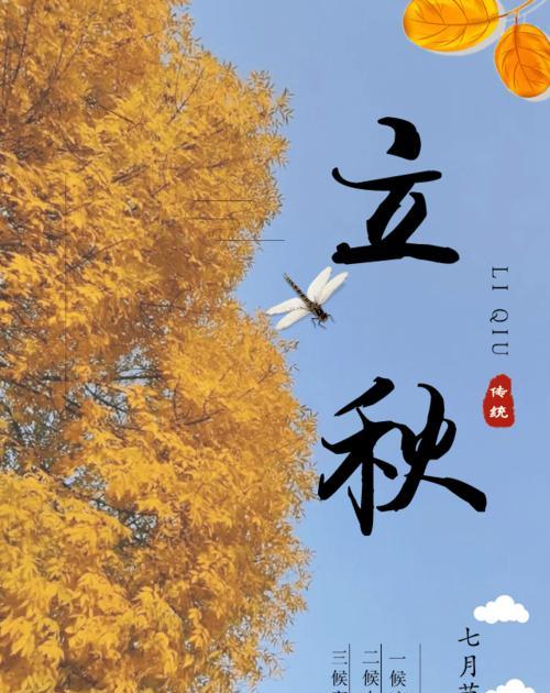 立秋的说说心情朋友圈2024（今日立秋：我美丽的秋天）