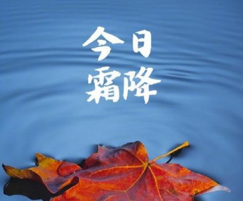 霜降的祝福语短句（传递温暖，传递爱心）
