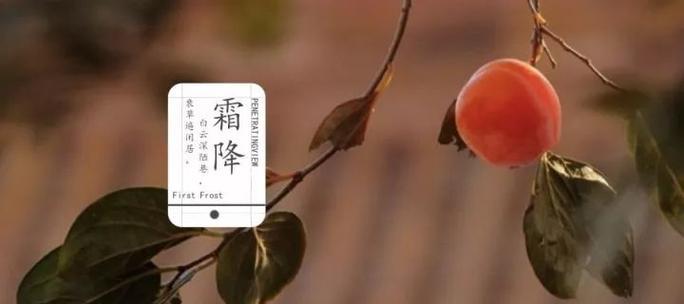 霜降季节的问候语（霜降问候——秋季美景）