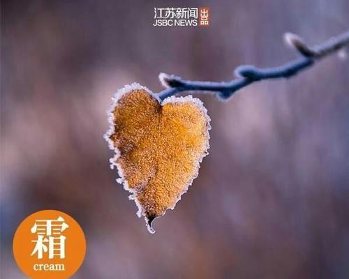 霜降怎么发朋友祝福的说说（霜降，暮秋的诗篇）