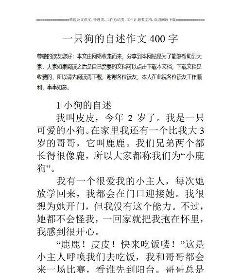 我心爱的小狗作文怎么写500左右（《小狗的快乐生活》）