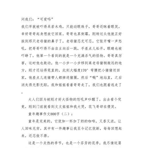 以令人回味的趣事为话题的作文怎么写（《亲戚家的宝贝》）