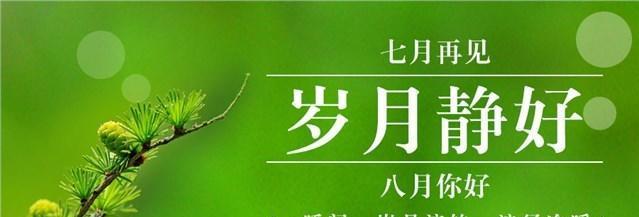 七月再见八月你好说说句子朋友圈怎么发（从时光里寻找幽默的美好）