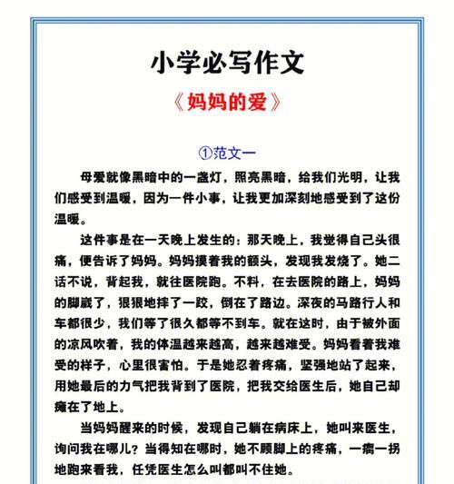 怎么写关于父母的爱的作文（《父母爱的光辉》）