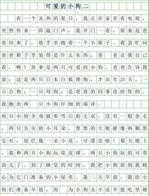 以我的小狗为话题的作文怎么写（《宝贝小狗的冒险旅程》）