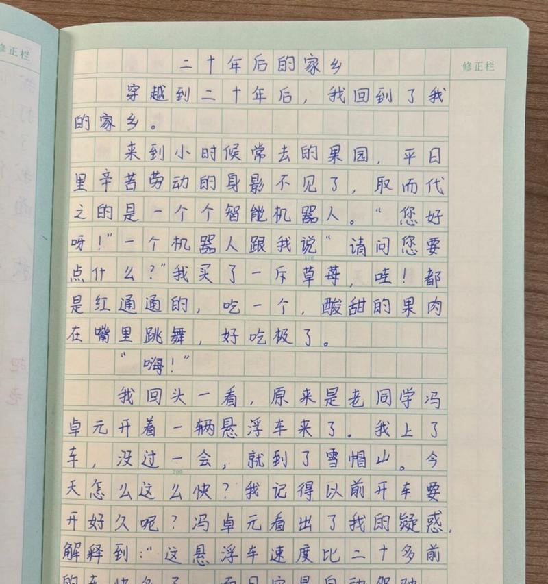 以二十年后的家乡为话题的作文怎么写（《二十年后的家乡》）