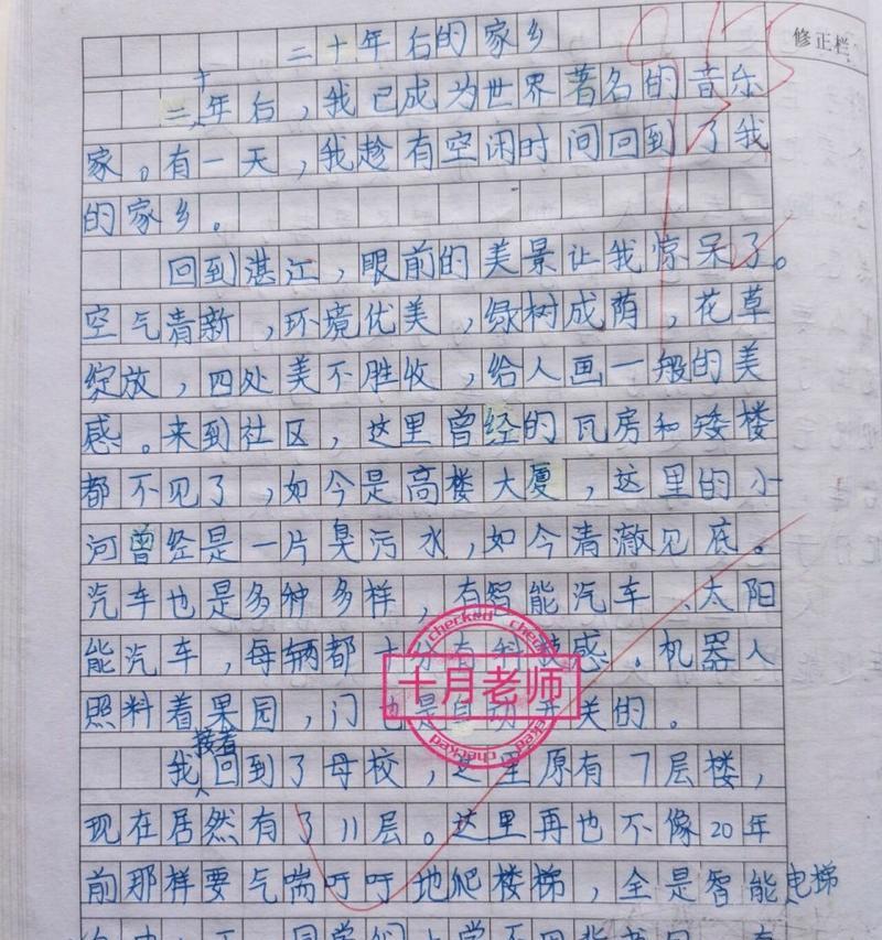 以二十年后的家乡为话题的作文怎么写（《二十年后的家乡》）
