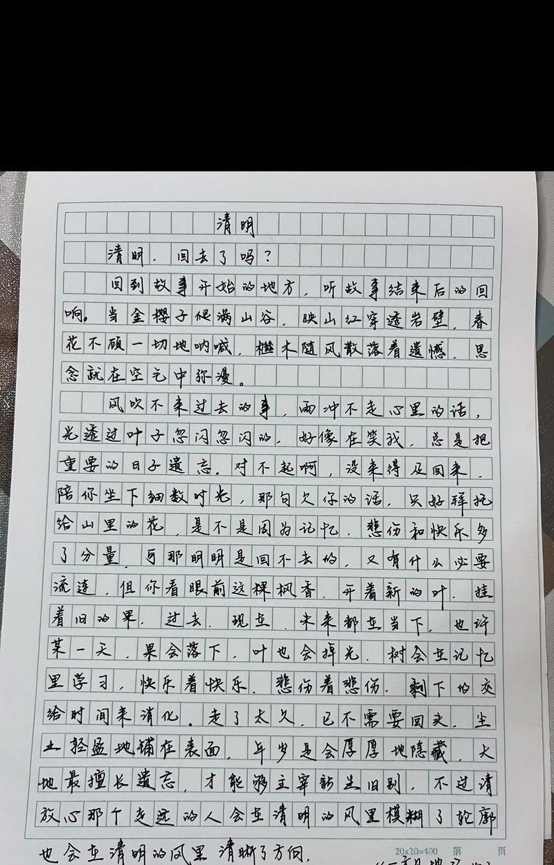 清明节感悟怎么写（《细雨纷纷中，折柳寄哀思》）