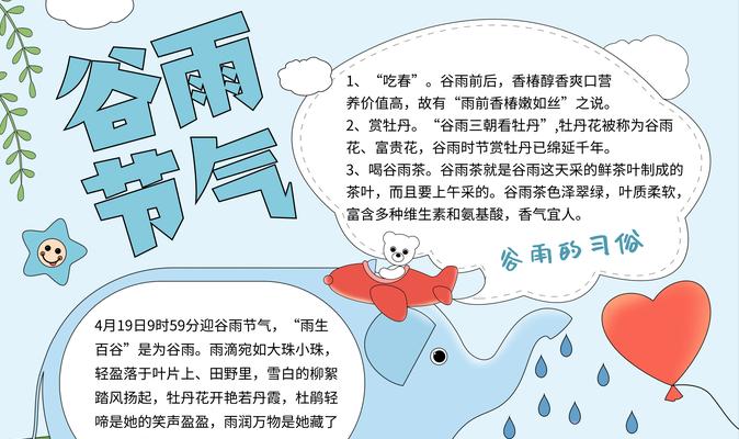 有关春天的今日谷雨摘抄的短句怎么写（《春意浓时，谷雨润心田》）