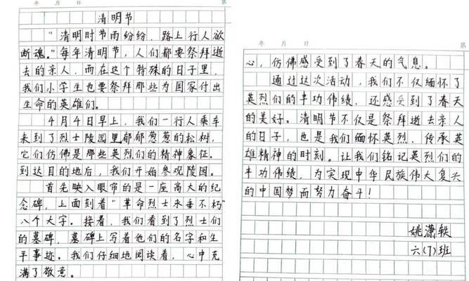 清明踏青缅怀先辈作文怎么写？（《踏青时节忆先人，绿意盎然话传承》）