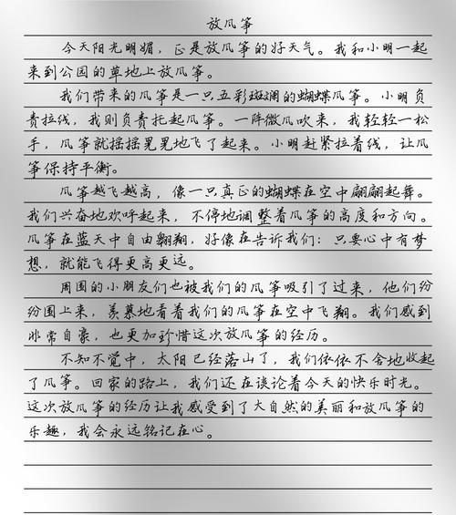 有关清明节放风筝作文的作文怎么写（《风筝之约：清明时节的小确幸》）