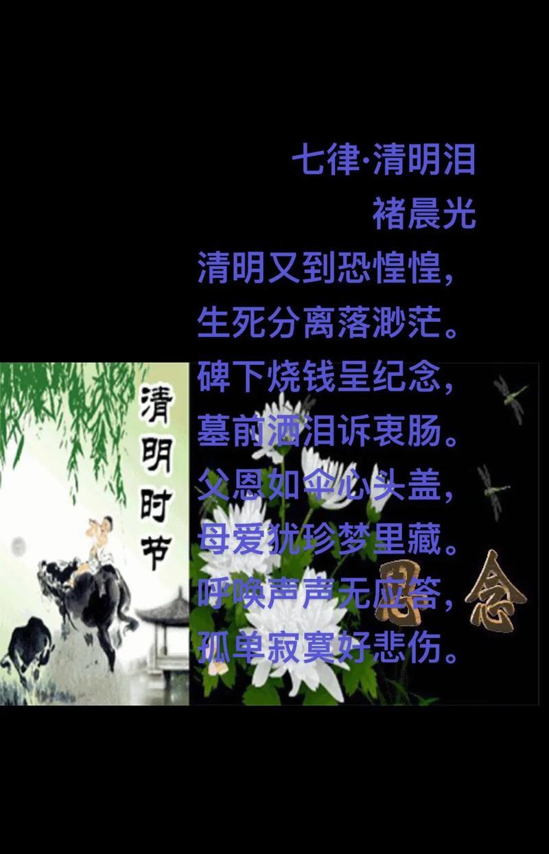 清明节写泪句子好句有哪些？（《细雨绵绵话清明》）