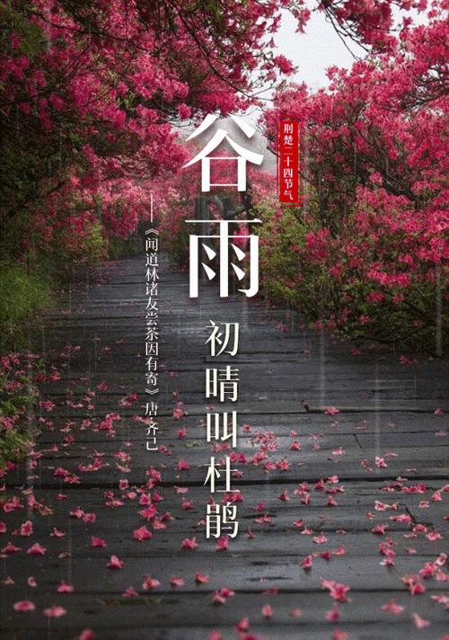 有关谷雨时节美丽的春景金句的句子怎么写（《谷雨润物细无声，春光一刻值千金》）