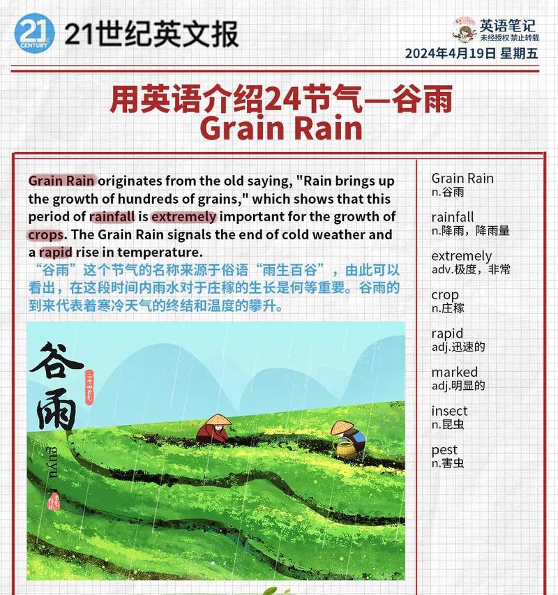 有关爸爸评测谷雨的句子的句子怎么写（《谷雨品鉴：春之末，夏之序》）