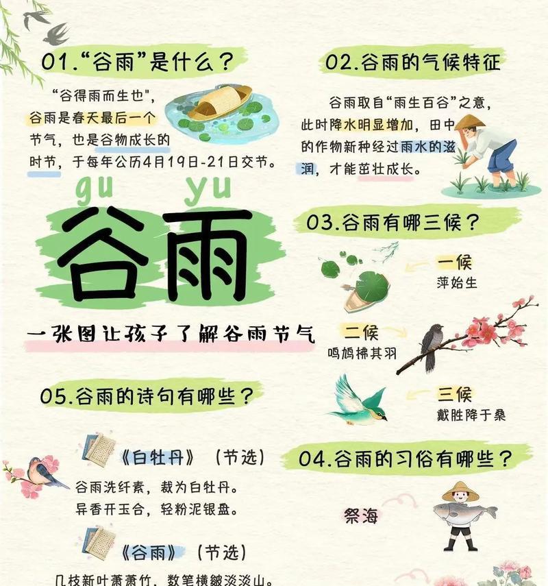 幸福的小谷雨摘抄好句有哪些？（《谷雨之绘：润物细无声》）