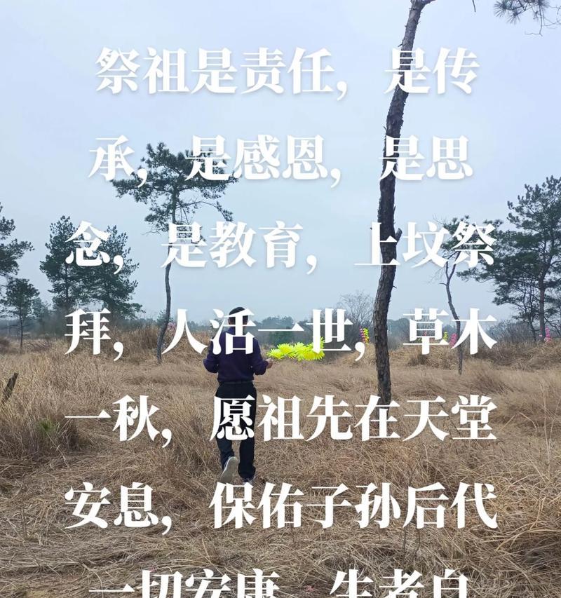 清明祭祖结尾怎么写（《清风扫墓处，祖德流芳远》）