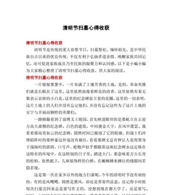 有关清明节扫墓回家感悟句子的句子怎么写（《清明时节雨纷纷，游子归来话悲欣》）