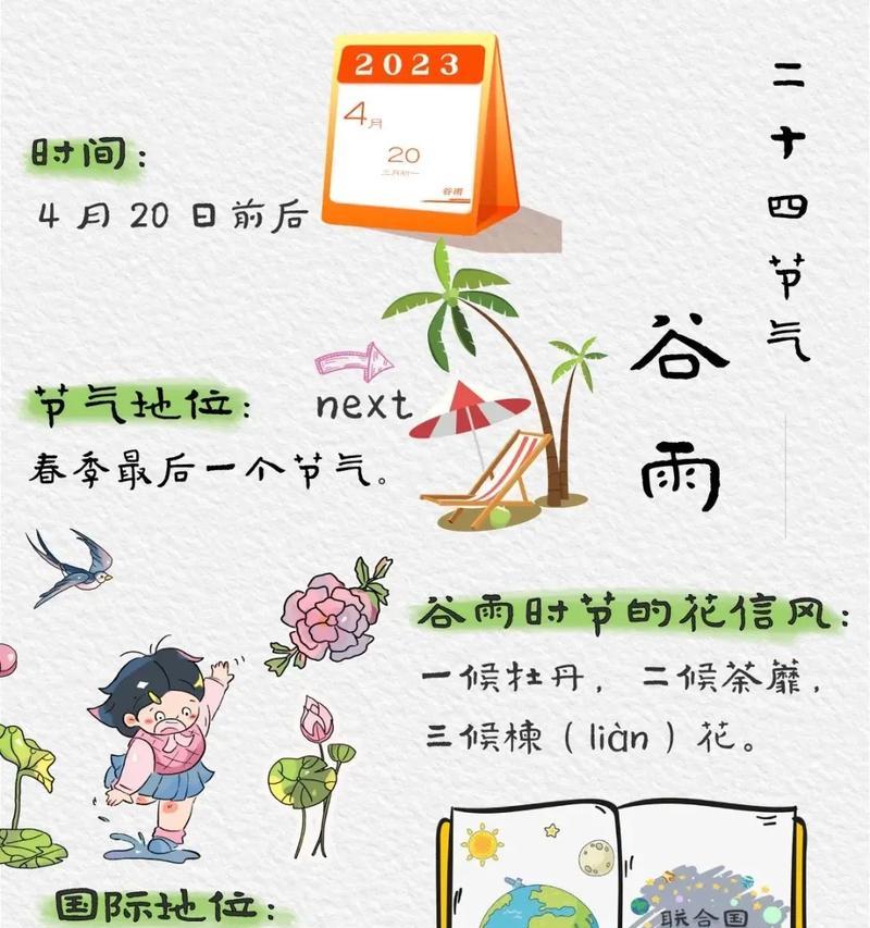 谷雨的风俗特点（《谷雨风华：四时之序与文化之韵》）