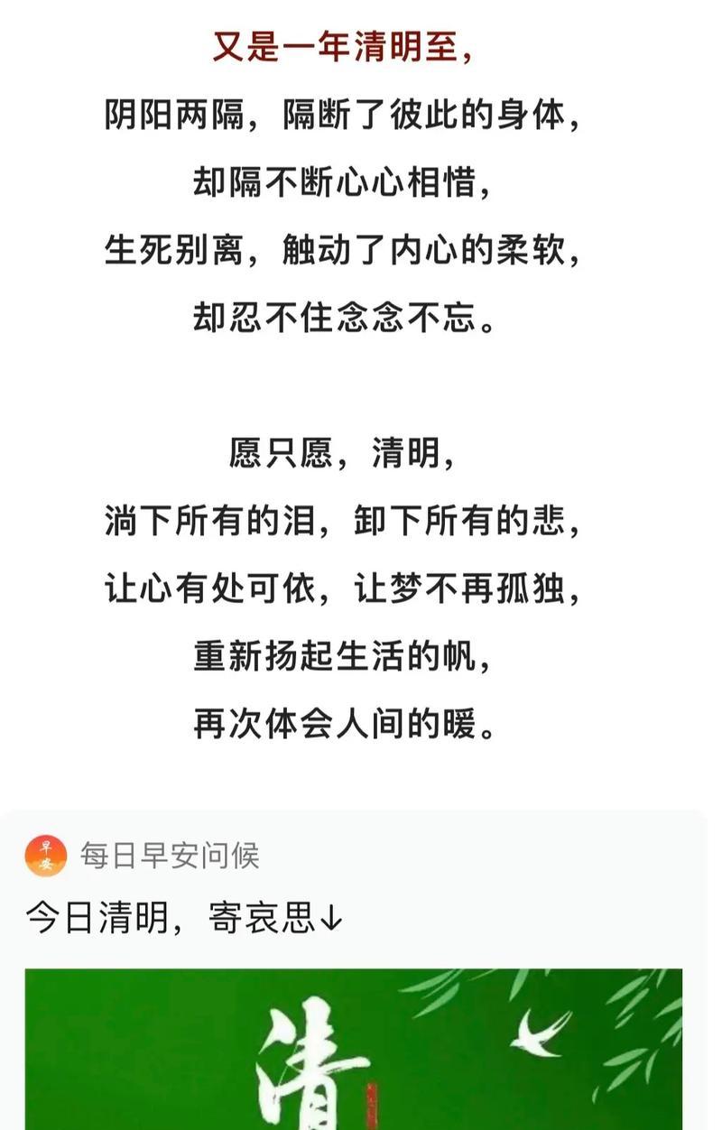 清明遐想高中句子好句有哪些？（《清明祭：古风遐思话芳华》）