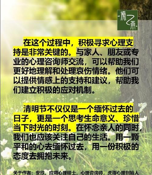 清明节如何表达对生命的思考？（《清明怀古：生命的轻吟与岁月的沉思》）