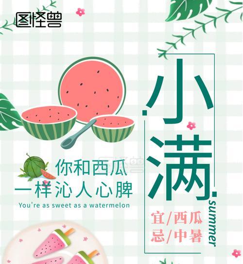 有关小满季节西瓜文案句子的短句怎么写（《小满时节瓜田诗语》）