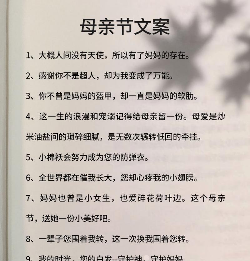 有关母亲节接龙句子摘抄的句子怎么写（《慈母心，绘千秋——以接龙句子赞颂母恩》）