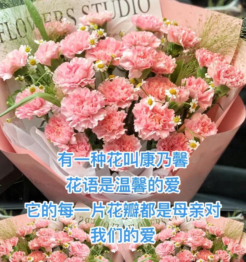 有关母亲节鲜花祝福语图文的句子有哪些（《花语传情，母恩如山——母亲节献礼》）