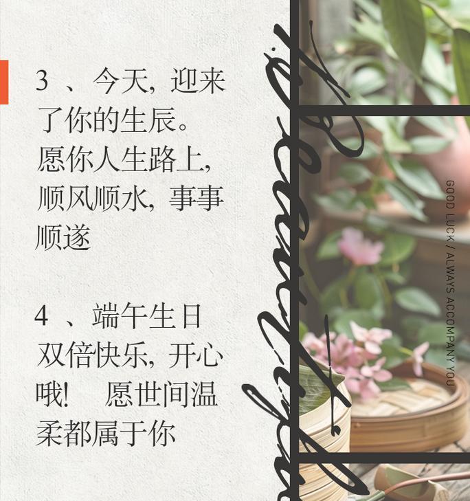 端午节生日祝福语怎么说（《端午佳辰）