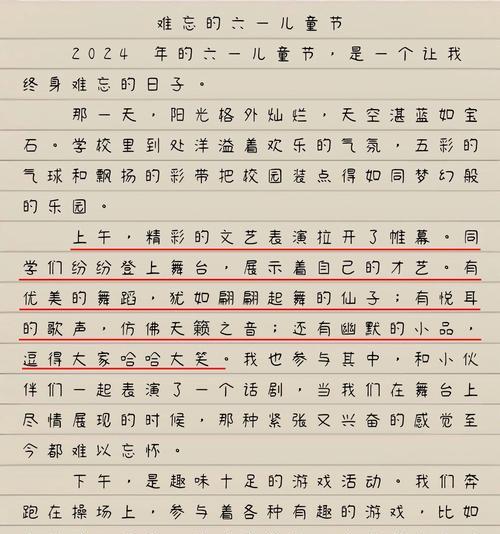 六月儿童节的作文怎么写（《六月的欢歌——儿童节的故事》）