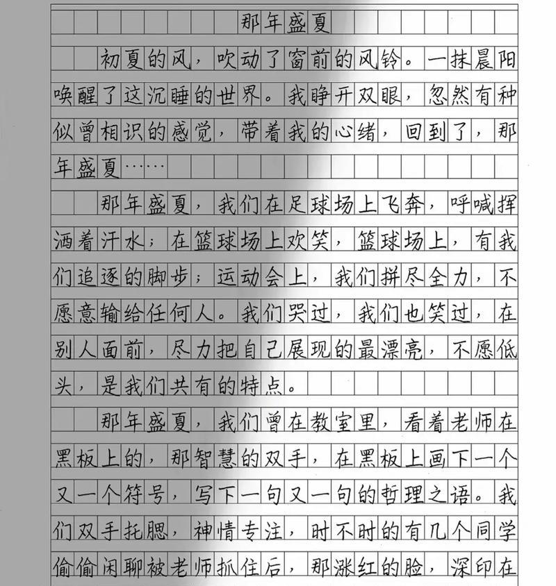 夏至的作文800字高中作文怎么写？（《夏至光影下，青春的誓言》）