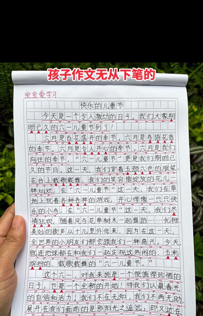 要写一篇儿童节的作文怎么写（《在儿童节那天》）