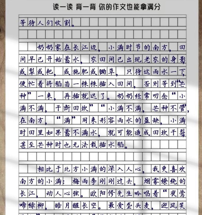 小满未满,恰到好处!寓意（《小满的果实，未满的梦》）
