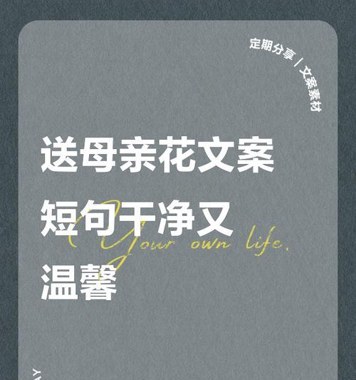 母亲节鲜花广告语短文（《花映佳节意，情系母恩深》）