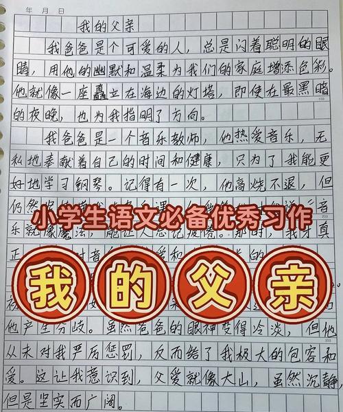 父亲节好爸爸作文怎么写？（《父爱如山，吾心之坚》）