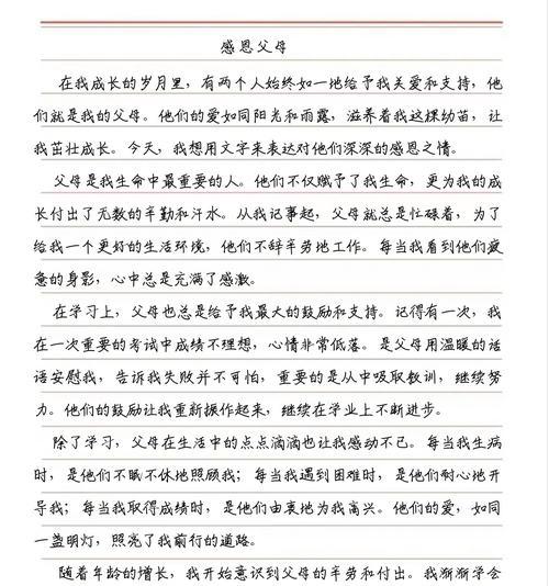 以父亲节妈妈的心愿作文为话题的作文怎么写（《心愿如灯，照亮父亲节》）